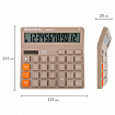 Калькулятор настольный BRAUBERG DIGITAL-12-BG (151х152 мм), 12 разрядов, двойное питание, БЕЖЕВЫЙ, 272970