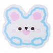 Пенал BRAUBERG, 1 отделение, полиэстер, "Sweet bunny", белый, 19х4х6 см, 272304