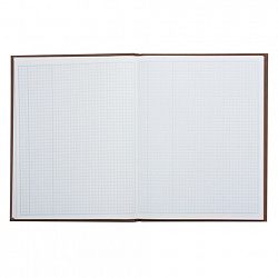 Книга учета 96 л., клетка, твердая, бумвинил, блок офсет, А4 210х265 мм, STAFF, 130042