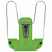 Подставка для книг и учебников BRAUBERG LINE+, металлическая, зеленая, европодвес, 238072