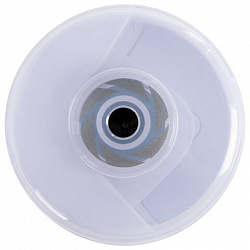 Точилка электрическая BRAUBERG DOUBLE BLADE WHITE, двойное лезвие, питание от 2 батареек, 271337