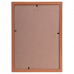 Рамка НЕБЬЮЩАЯСЯ 21х30 см, МДФ под дерево, багет 17 мм, светлое дерево, акриловый экран, STAFF "Carven", 391213