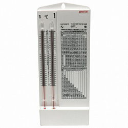 Гигрометр психрометрический ВИТ-1 с поверкой РФ, диапазон: от 0 до +25 °С, ПТЗ