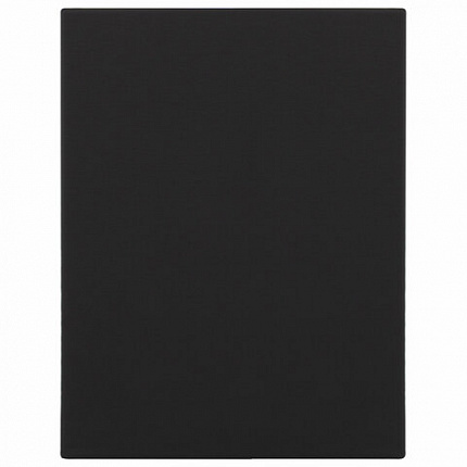 Холст на подрамнике черный BRAUBERG ART CLASSIC, 30х40см, 380г/м, хлопок, мелкое зерно, 191650