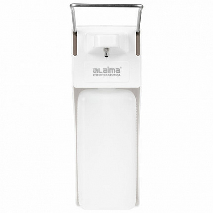 Дозатор локтевой для жидкого мыла и геля-антисептика, с еврофлаконом 1 л, LAIMA, ABS-пластик, 607325, X-2265