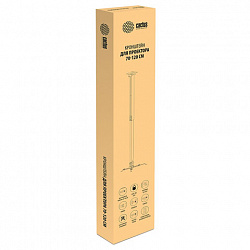 Кронштейн для проекторов настенно-потолочный CACTUS CS-VM-PRE04-WT белый, 70-120 см, 23 кг