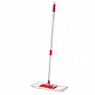 Швабра КОМПЛЕКТ черенок 75-130 см + флаундер 40 см + МОП микрофибра/абразив (ТИП К), PERKLIN (ПЕРКЛИН), 700980