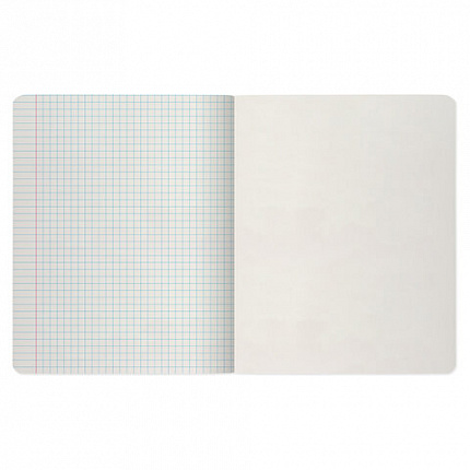 Тетрадь А5 48 л. АЛЬТ скоба, клетка, глянцевый лак, "Газета" (5 видов), 7-48-1146