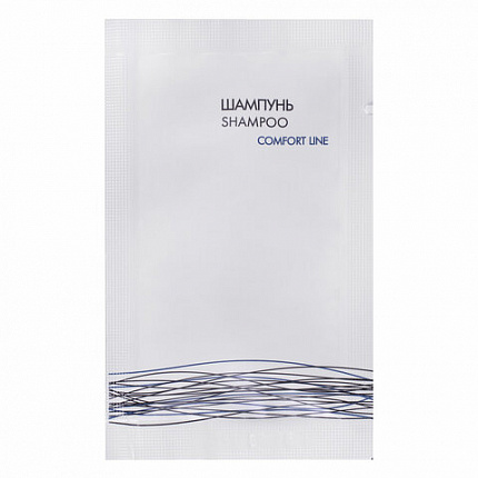 Шампунь одноразовый 10 мл, КОМПЛЕКТ 500 шт., COMFORT LINE, саше, флоупак, 2000413