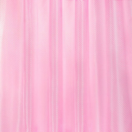 Шторка для ванной ПОЛИЭСТЕР, 180х180 см, кольца в комплекте, РОЗОВЫЙ БРИЛЛИАНТ, PRIMILA (ПРИМИЛА), 700092
