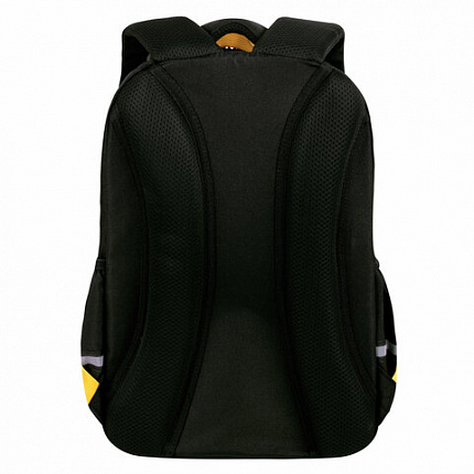 Рюкзак BRAUBERG MOTION, 2 отделения, 3 кармана, "Rebel", СВЕТЯЩИЙСЯ, 41х28х17 см, 271363