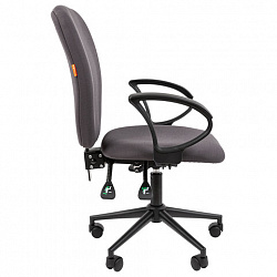 Кресло офисное Chairman CH 9801, пятилучие металл, ткань, серое, 7150936