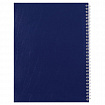 Тетрадь бумвинил, синий, А4 (большой формат), 96 л., гребень, офсет №1, белая бумага, клетка, STAFF, 403406
