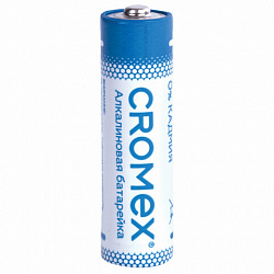 Батарейки алкалиновые "пальчиковые" КОМПЛЕКТ 40 шт., CROMEX (КРОМЕКС) Alkaline, АА (LR6,15А), в коробке, 455594