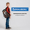 Ранец BRAUBERG PREMIUM, 2 отделения, с брелоком, UFO, 38х29х16 см, 227815