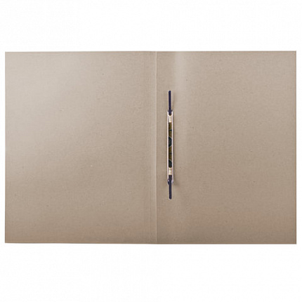 Скоросшиватель картонный BRAUBERG, плотный картон, белый, до 200 листов, 127821