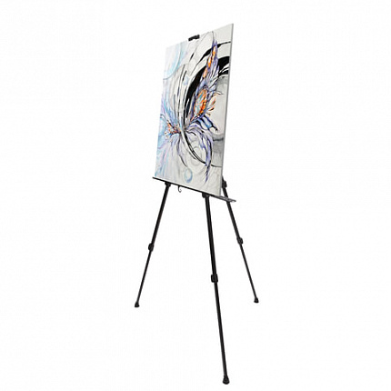 Мольберт алюминиевый BRAUBERG ART CLASSIC, тренога, переносной, с чехлом, разлож. 100х165х70, 191280