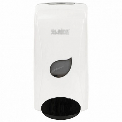 Дозатор для жидкого мыла LAIMA PROFESSIONAL ECO, НАЛИВНОЙ, 1 л, белый, ABS-пластик, 606551