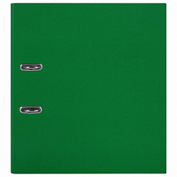 Папка-регистратор STAFF "Manager" с покрытием из ПВХ, 70 мм, без уголка, зеленая, 225981