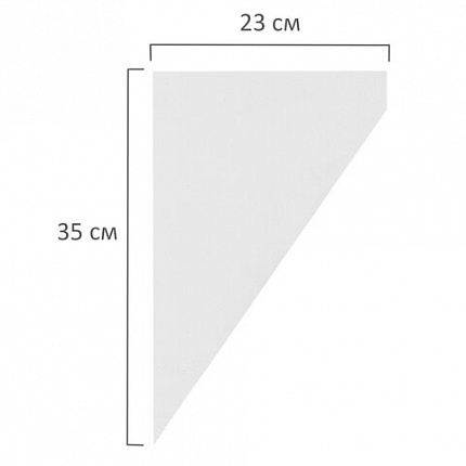 Мешок кондитерский одноразовый 23х35 см, размер L, КОМПЛЕКТ 100 штук, 35 мкм, LAIMA Home, 700703