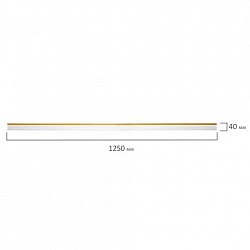 Ценникодержатели полочные самоклеящиеся прозрачные 1250 мм, КОМПЛЕКТ 10 шт., DBR39, 197302