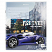 Тетрадь 18 л. BRAUBERG клетка, обложка картон, "SPORTS CAR", 106479