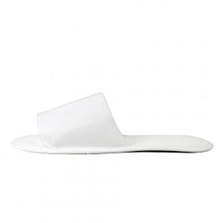 Тапочки одноразовые EVA Classic, открытые, КОМПЛЕКТ 25 пар, спанбонд + ЭВА, размер 37-42, белые, SMZ, Э/О/Б-№1/25/150