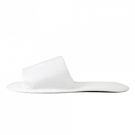 Тапочки одноразовые EVA Classic, открытые, КОМПЛЕКТ 25 пар, спанбонд + ЭВА, размер 37-42, белые, SMZ, Э/О/Б-№1/25/150