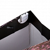 Пакет подарочный (1 штука) 26x13x32 см (L), "LED Bag", черный, ЗОЛОТАЯ СКАЗКА, 700836