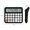 Калькулятор настольный BRAUBERG KW-1000-BK (152x132 мм), 3D-кнопки, 12 разрядов, черный, 272956