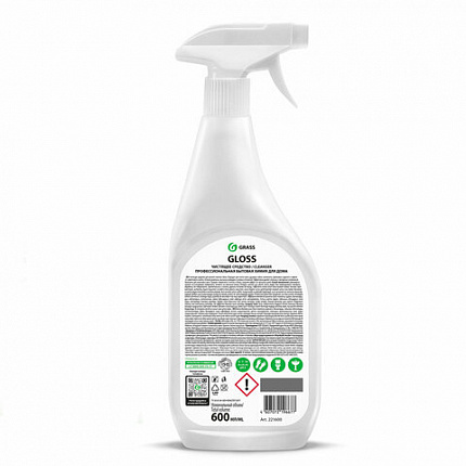 Средство для чистки сантехники кислотное 600 мл, GRASS GLOSS АНТИНАЛЕТ, триггер, 221600