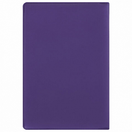 Обложка для паспорта STAFF, бархатный полиуретан, "Бабочки", фиолетовая, 237618