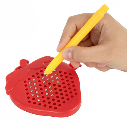 Магнитный планшет MAGPAD MINI для рисования 9х11,5 см, 91 шарик, ассорти, BRAUBERG KIDS, 665106