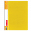 Папка с металлическим скоросшивателем и внутренним карманом BRAUBERG "Contract", желтая, до 100 л., 0,7 мм, бизнес-класс, 221785