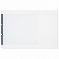 Бокс с 3 выдвижными лотками, корпус светлый, лотки серые, 235х300х355 мм, BRAUBERG "Office-Expert", 238040