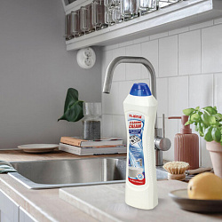 Чистящее средство универсальное крем 520 мл, LAIMA PROFESSIONAL "White fresh", 608659