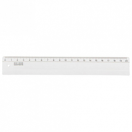 Набор чертежный малый KOH-I-NOOR (линейка 20 см, 2 треугольника, транспортир), прозрачный, европодвес, 750950, 075095000000RU