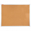 Доска пробковая для объявлений 90х120 см, алюминиевая рамка, ГАРАНТИЯ 10 ЛЕТ, РОССИЯ, BRAUBERG, 236445