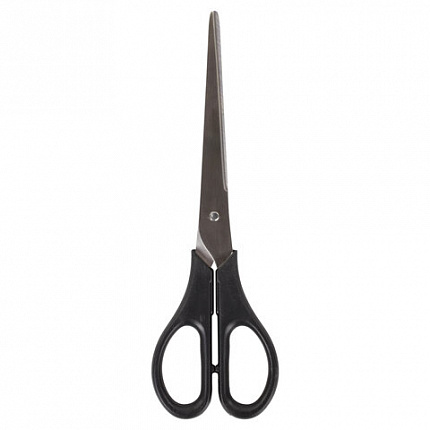 Ножницы ОФИСМАГ "Standard" 190 мм, классической формы, черные, 237100