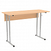 Стол-парта 2-местный, регулируемый, ПИФАГОР SD-2, 1200х500х580-820 мм, рост 3-7 (130-190 см), серый каркас, ЛДСП бук, 533347
