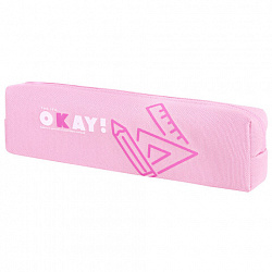 Пенал ЮНЛАНДИЯ ЮНИОР, 1 отделение, полиэстер, "Okay", 20х6х4 см, 273806
