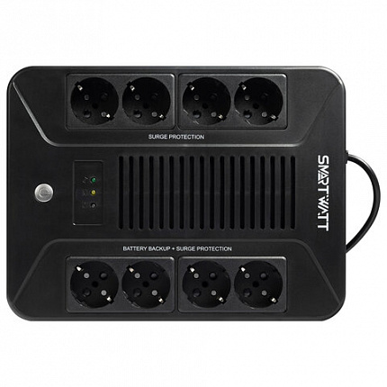 Источник бесперебойного питания SMARTWATT UPS SAFE PRO 850, 850 ВА (510 Вт), 8 розеток, 3703020270005