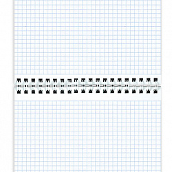 Блокнот БОЛЬШОЙ ФОРМАТ А4 200х290 мм, 80 л., гребень, картон, жесткая подложка, клетка, ОФИСМАГ, темно-синий, 129865