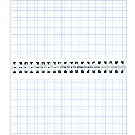 Блокнот БОЛЬШОЙ ФОРМАТ А4 200х290 мм, 80 л., гребень, картон, жесткая подложка, клетка, ОФИСМАГ, темно-синий, 129865