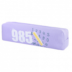 Пенал ЮНЛАНДИЯ ЮНИОР, 1 отделение, полиэстер, "Numbers", 20х6х4 см, 273807