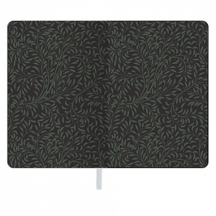 Блокнот А5 (143x210 мм), BRAUBERG VISTA "Bloom", под кожу, твердый, срез фольга, 80 л., 112071