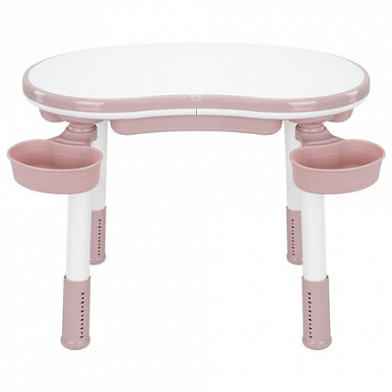 Стол детский трансформер 3 в 1 BRABIX KIDS CT-001, растущий, 2-8 лет, пластик, розовый, 533289