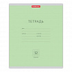 Тетрадь 12 л., ERICH KRAUSE, клетка, обложка картон, "КЛАССИКА", ЗЕЛЕНАЯ, 35184