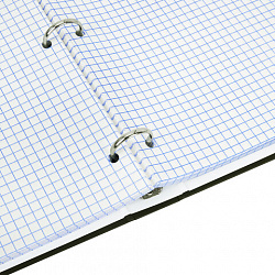 Тетрадь на кольцах БОЛЬШАЯ А4, 220х305 мм, 100 л., твердый картон, клетка, BRAUBERG, "Nature", 405411