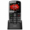 Телефон мобильный TEXET TM-B227, 2 SIM, 2,2", 32 МБ, microSD, FM, MP3, камера, фонарик, черный, 00-00001869